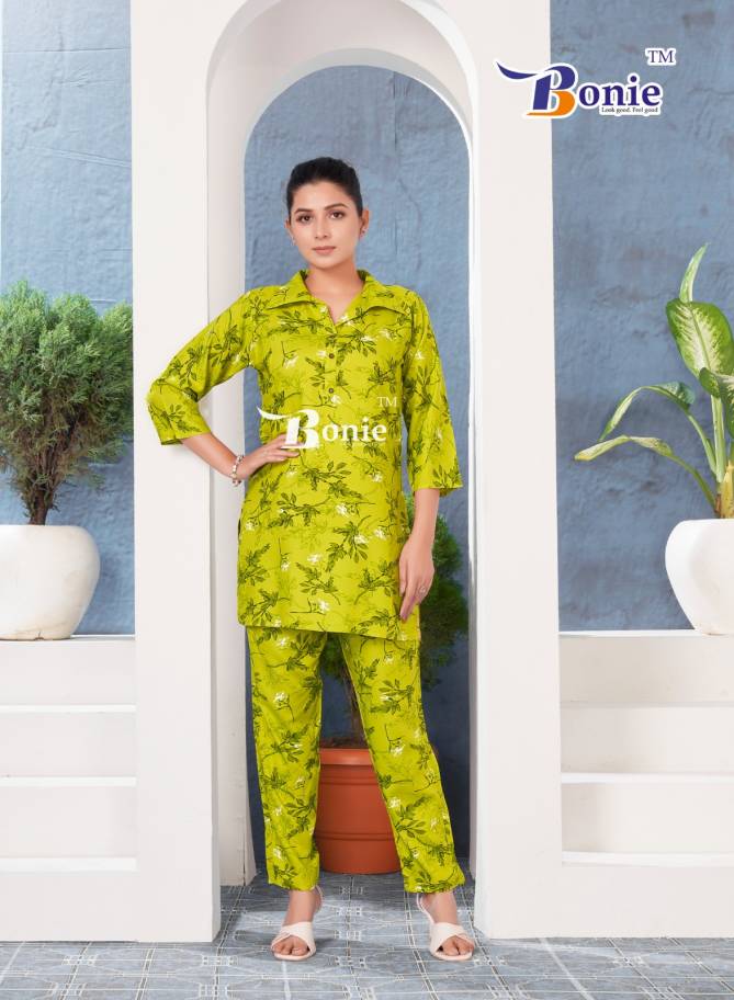 Pearl By Bonie Rayon Printed Cord Set Western Wear Wholesale Shop In Surat